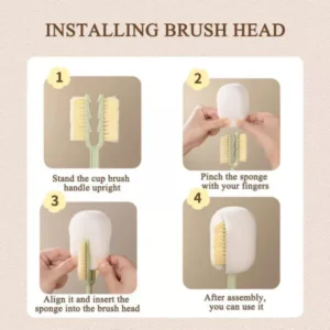 5-in-1 Baby Bottle Cleaning Brush Set