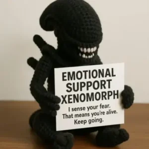 Creepy Crochet Emotional Support Doll D01 - Image 3