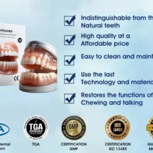Full Denture Set🦷🦷💃Advanced Self-Adjusting Dental Materials (⏰Limited time discount last 30 minutes⏰) - Image 4