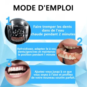 🎈Kit de prothèses dentaires en silicone (⏰Remise à durée limitée Dernières 30 minutes）⏰ - Image 8