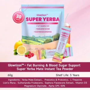 Blood Sugar Support Super Yerba Mate Instant Tea Powder - Image 15