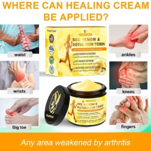 Bee Venom & Botulinum Toxin Joint Pain Relief & Repair Cream– Fast Relief & Joint Repair - Image 3