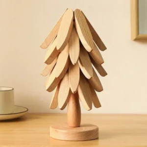 Premium Heat-Resistant Wooden Trivet