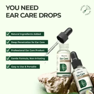 Ear Care Drops – Plant-Based Formula | -Registered - Image 2