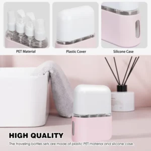 Mini Shampoo Dispenser Portable Travel Bottle Set - Image 7