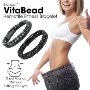 Hematite Fitness Bracelet