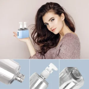 Mini Shampoo Dispenser Portable Travel Bottle Set - Image 2