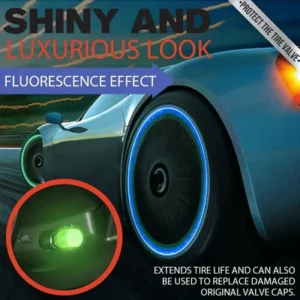 FLUORESCENT TIRE VALVE CAPS - Image 2