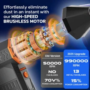 Alternative view of 2025 Upgrade TAILEDEN 5000W Thermal Snow Blower