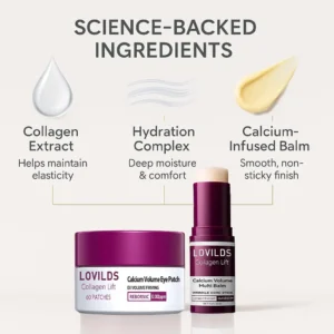Collagen Lift Eye Balm Stick + Eye Patch Set - Image 8