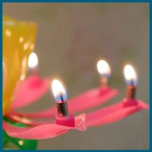 Rotating Lotus Surprise Candle - Image 5
