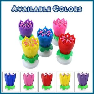 Rotating Lotus Surprise Candle - Image 7