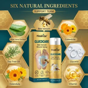GlucoCare Bee Venom Diabetic Wound Spray - Image 4