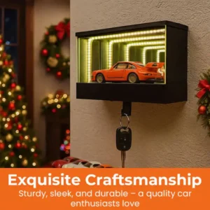 Infinity Mirror LED Garage Key Holder - Image 4