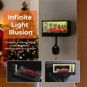 Infinity Mirror LED Garage Key Holder - Image 7