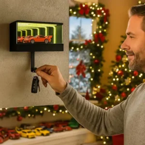 Infinity Mirror LED Garage Key Holder - Image 8