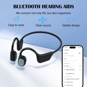 Bone Conduction Smart Hearing Aid Bluetooth Earphones - Image 4