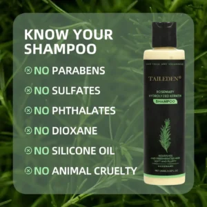 Rosemary Hydrolyzed Keratin Shampoo - Image 5