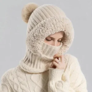 🧣 Women's Knit Beanie Hat Scarf Mask Set — Stay Warm & Stylish This Winter! ❄️ - Image 13