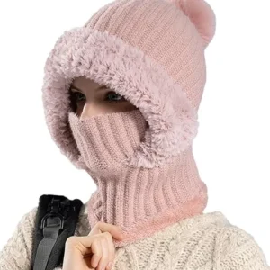 🧣 Women's Knit Beanie Hat Scarf Mask Set — Stay Warm & Stylish This Winter! ❄️ - Image 6