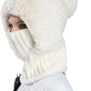 🧣 Women's Knit Beanie Hat Scarf Mask Set — Stay Warm & Stylish This Winter! ❄️ - Image 7