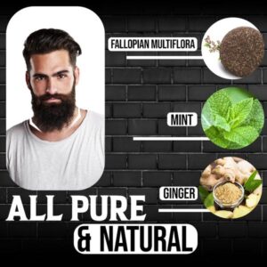 Natural Darkening Beard Shampoo - Image 3