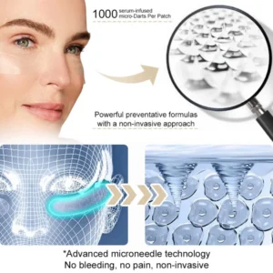 ✅Official Store: Deep Precision Age-Defying Nano Microneedle Patches – Deep-acting solution for tackling under-eye bags, dark circles, laughter lines, forehead lines, and all those other pesky facial wrinkles. - Image 8
