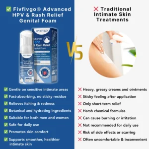 Advanced HPV & Rash Relief Genital Foam - Image 3