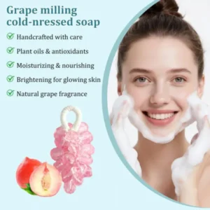 Handmade Grape-Shaped Soap - Image 3