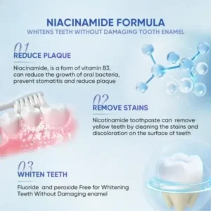 🏆【Max】 Nicotinamide Toothpaste【💎New upgrade Powerful type 10% concentration of Nicotinamide】 - Image 7
