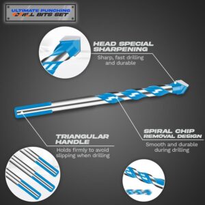 Ultimate Punching Drill Bits Set (5pcs) - Image 4