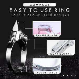 Adjustable Stainless Steel Self Protect Ring - Image 4