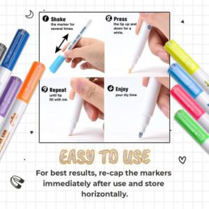 Metallic Outline Marker Set (8pcs Set) - Image 4