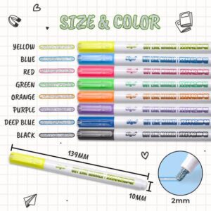 Metallic Outline Marker Set (8pcs Set) - Image 3