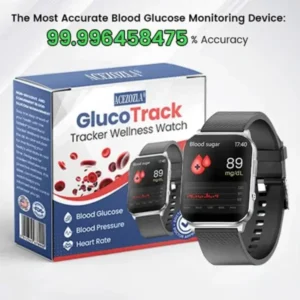 SmartGluco Tracker Wellness Watch NonInvasive Glucose Monitoring Smartwatch