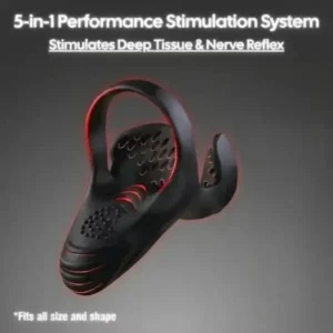 Vibrating electric male masturbation lock ring charging