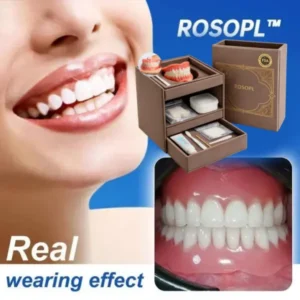 🔥🔥Ends Today: 70% OFF!🦷 Custom-Fit Full Functional Dentures Make you more confident