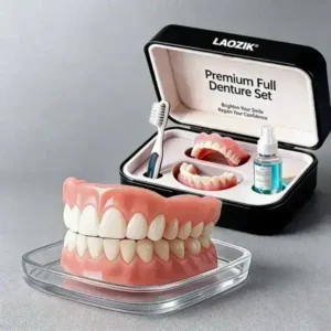 🔥 LAOZIKTM Custom-Fit Functional Dentures — Made in the USA, Up to 70% OFF for a More Confident Smile! - Image 3