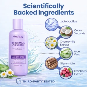 🛡️Medazy PH Intimate Cleanser – Say Goodbye to Odor & Itching 🚫 – Restore pH Balance ⚖️ & Fight Inflammation 🦠 - Image 4