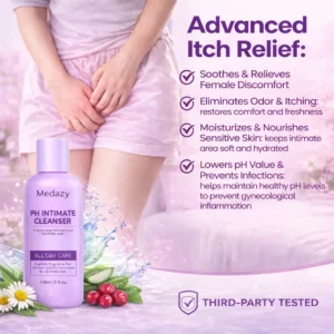 🛡️Medazy PH Intimate Cleanser – Say Goodbye to Odor & Itching 🚫 – Restore pH Balance ⚖️ & Fight Inflammation 🦠 - Image 5