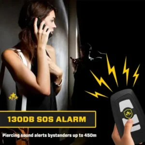 SEAGRIL V77 3in1 Stun & Flashlight & Alarm Car Keychain - Image 4