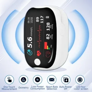 💥 2025 Limited 70% ️OFF 🩺 Laser Blood Glucose Monitoring Device 🔵 Non-invasive, Real-time Results 📲 Wireless Bluetooth Connectable - Image 4