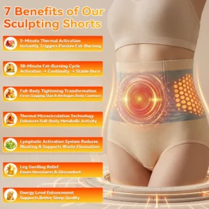 2026 NEW RELEASE Moringa & Berberine 4-In-1 Micro-Particle Sculpting & Fat-Burn Shorts - Image 2