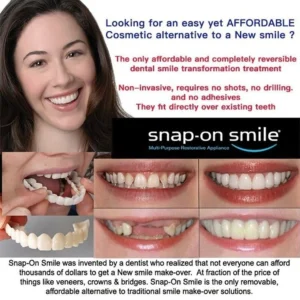 FLASH SALE: Fix Your Smile in 30 Seconds — 👨‍⚕Adjustable SnapOn Dentures😁 - Image 7