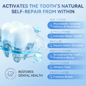 𝐓𝐢𝐝𝐞𝐠𝐥𝐮𝐬𝐢𝐛 𝐓𝐨𝐨𝐭𝐡 & 𝐆𝐮𝐦 𝐑𝐞𝐩𝐚𝐢𝐫 𝐌𝐢𝐜𝐫𝐨𝐧𝐞𝐞𝐝𝐥𝐞 𝐏𝐚𝐭𝐜𝐡 | 𝐀𝐝𝐯𝐚𝐧𝐜𝐞𝐝 𝐒𝐭𝐞𝐦-𝐂𝐞𝐥𝐥 𝐀𝐜𝐭𝐢𝐯𝐚𝐭𝐢𝐨𝐧 𝐓𝐞𝐞𝐭𝐡 𝐒𝐭𝐫𝐢𝐩𝐬(🦷𝐑𝐞𝐛𝐮𝐢𝐥𝐝 𝐄𝐧𝐚𝐦𝐞𝐥 & 𝐃𝐞𝐧𝐭𝐢𝐧 • 𝐒𝐭𝐫𝐞𝐧𝐠𝐭𝐡𝐞𝐧 𝐆𝐮𝐦𝐬 • 𝐄𝐫𝐚𝐝𝐢𝐜𝐚𝐭𝐞 𝐓𝐚𝐫𝐭𝐚𝐫 & 𝐎𝐝𝐨𝐫 • 𝐒𝐭𝐨𝐩 𝐓𝐨𝐨𝐭𝐡 𝐒𝐞𝐧𝐬𝐢𝐭𝐢𝐯𝐢𝐭𝐲) 🍀 - Image 15