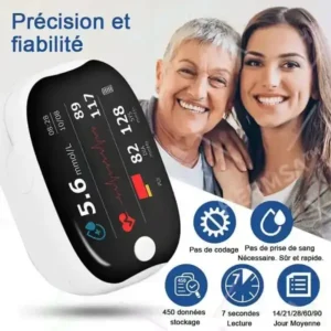 HERMSA High Precision Non-Invasive Multi-Purpose  Device (For Monitoring Blood Glucose, Blood Oxygen and Blood Pressure) - Image 2