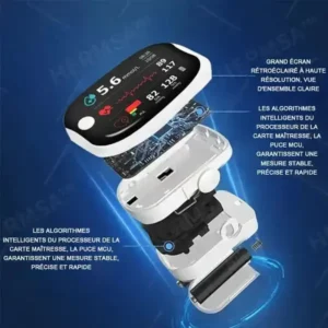 HERMSA High Precision Non-Invasive Multi-Purpose  Device (For Monitoring Blood Glucose, Blood Oxygen and Blood Pressure) - Image 8