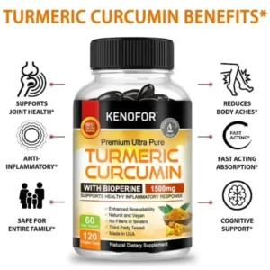 Kenofor Curcumin Antioxidant Capsules - Image 4