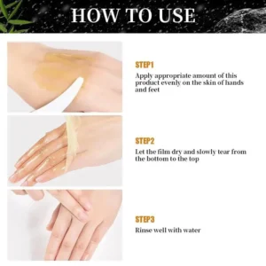 Peel-Off Hand Mask - Smooth & Hydrate Hands & Feet in 3 Simple Steps💧 - Image 8