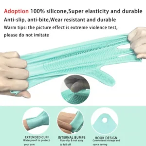 Silicone Dog Grooming Gloves - Image 10